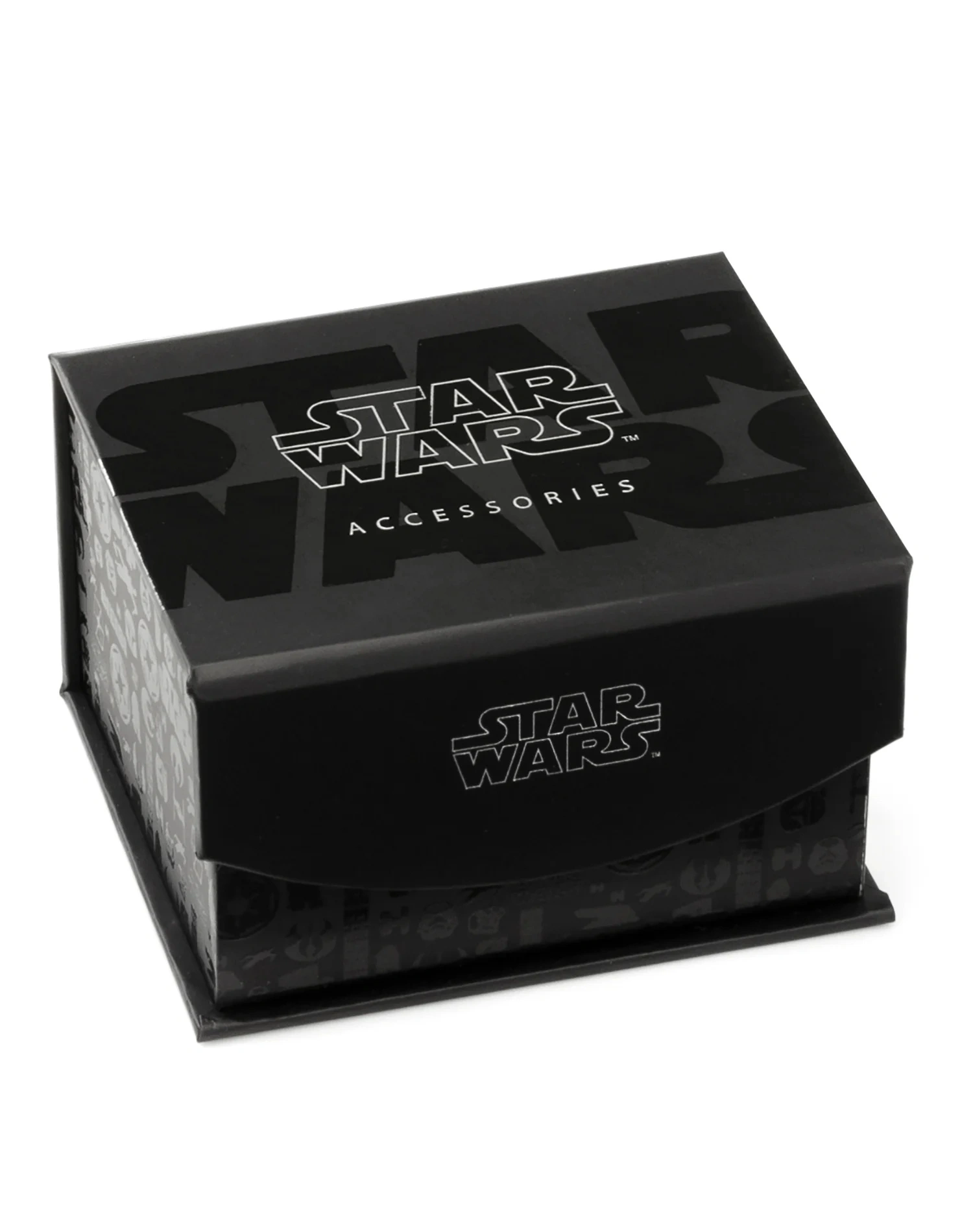 Darth Vader's 3D Black Satin Cufflinks: Rule the Galaxy in Style